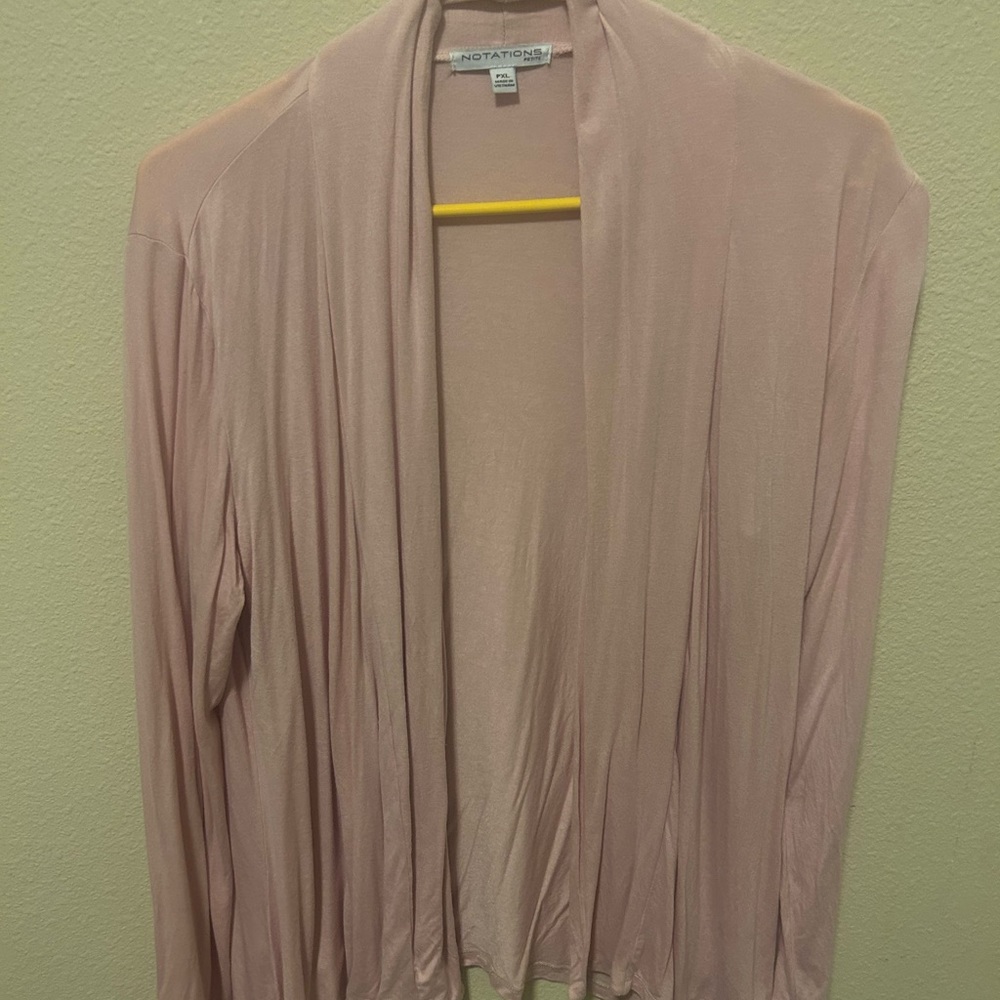 Women’s pink cardigan